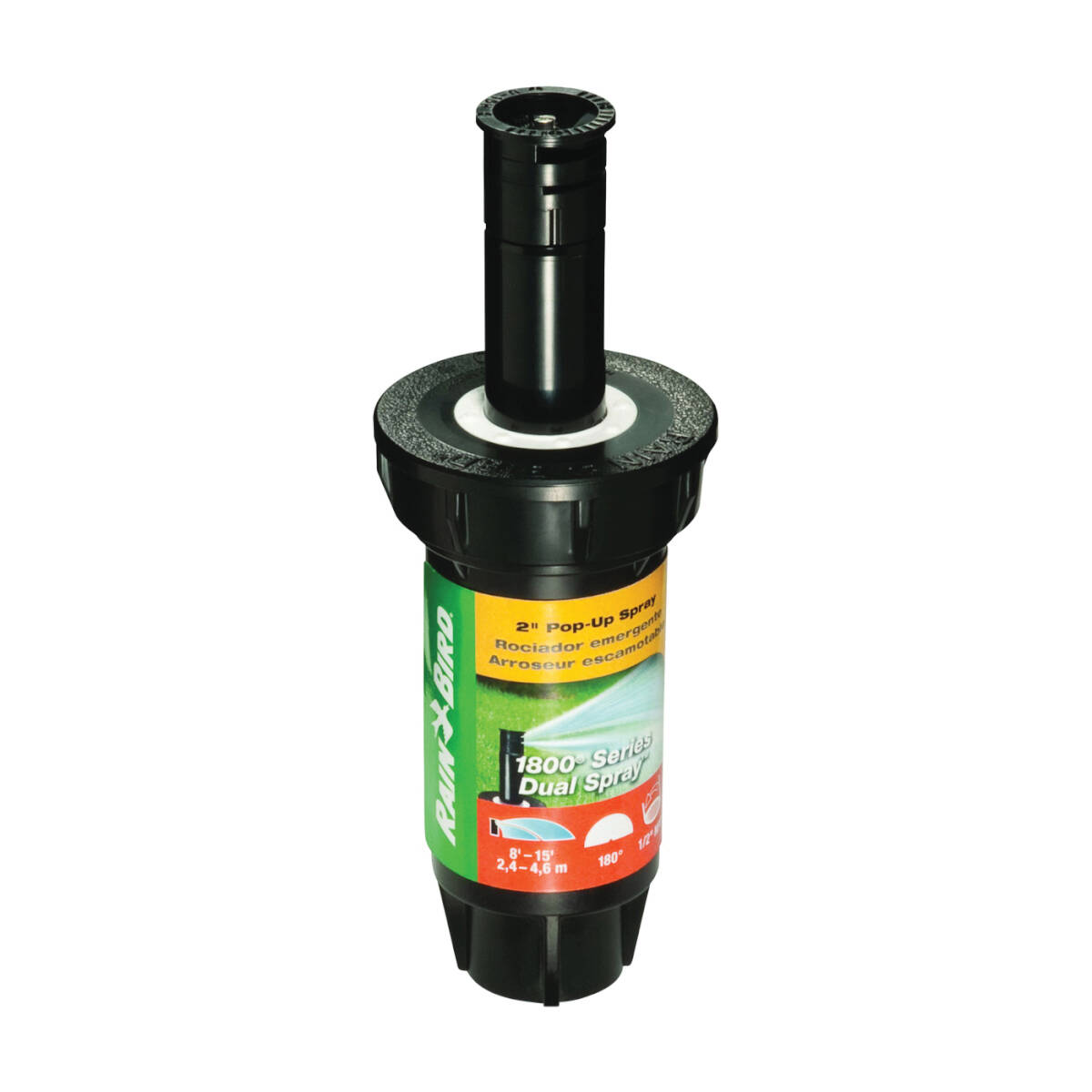 Spray Head Sprinkler, 1/2 In Fnpt, 0.1 Gpm