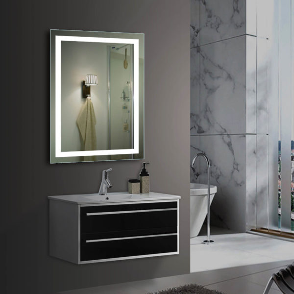 19-11/16 x 27-9/16 x 1-3/16-Inch Vero Frameless LED Lighted Vanity Mirror
