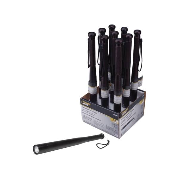 16-Inch Black Aluminum Ball Bat Flashlight