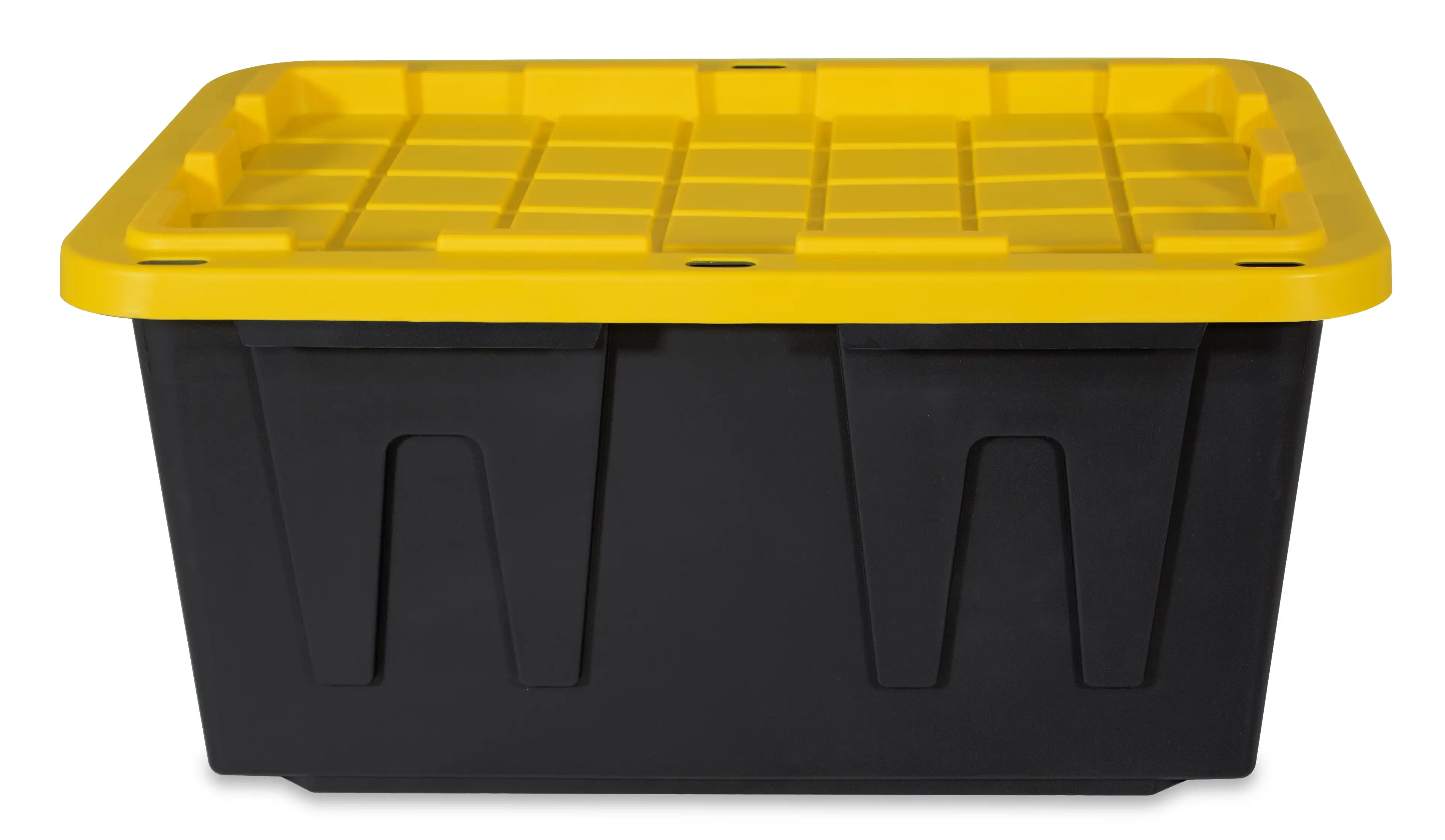 40-Gallon Black Polypropylene Storage Tote
