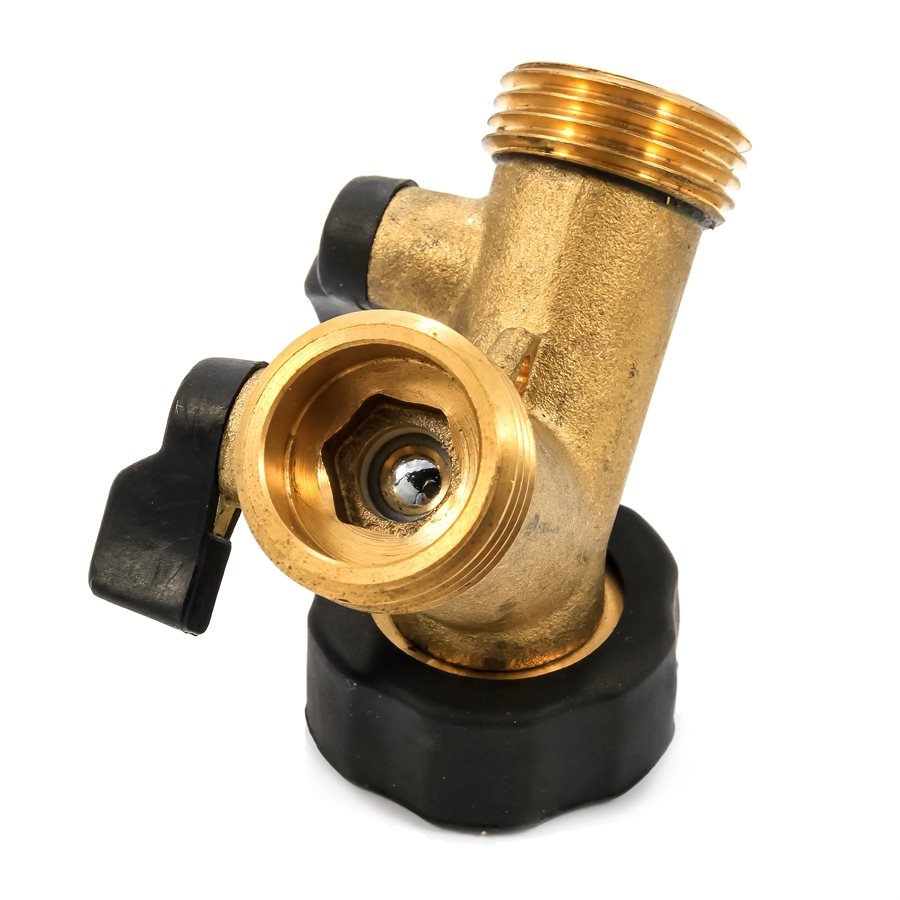 Brass Shut-Off Y-Valve