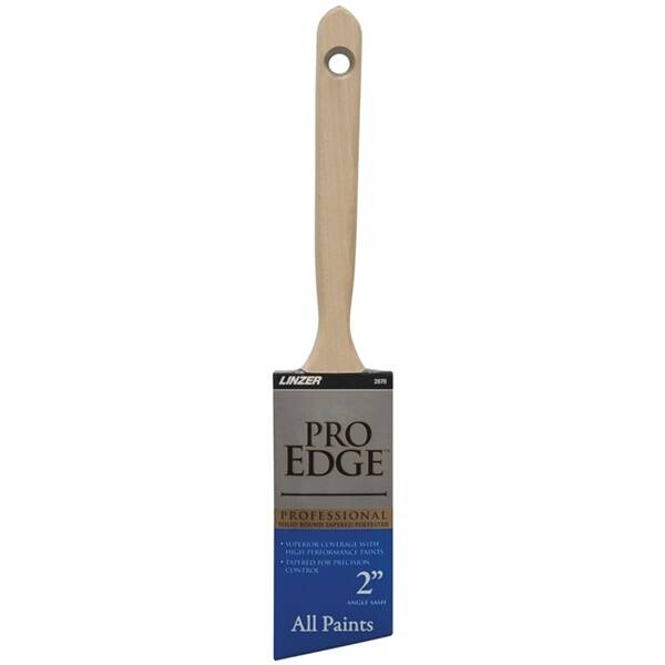 2-Inch Polyester Bristle Angle Sash Handle Paint Brush