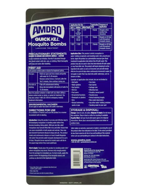 0.19-Ounce Quick Kill Mosquito Bomb, 6-Pack 2 0.19-Ounce Quick Kill Mosquito Bomb, 6-Pack