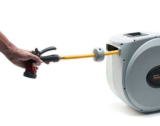 1/2-Inch X 100-Foot Retractable Garden Hose Reel
