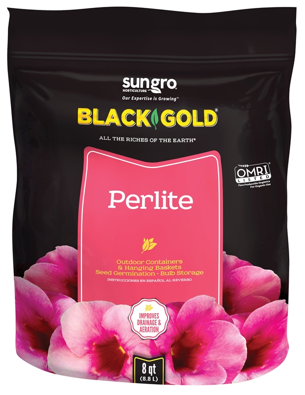8-Quart Black Gold Perlite Potting Soil