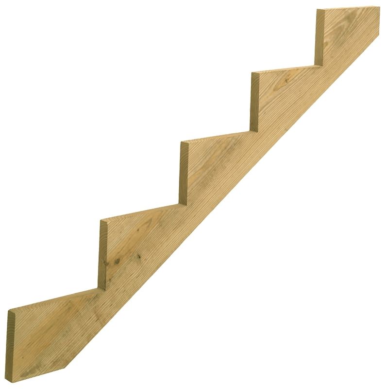 59-1/2-Inch 5-Step Stair Stringer