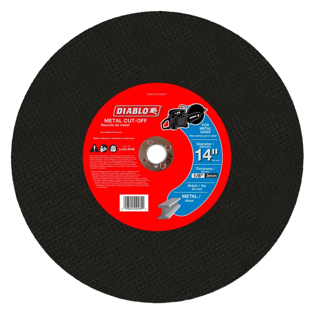 14-Inch Metal High Speed Cut Off Disc 20-Mm