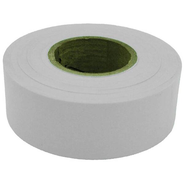 1-3/16-Inch X 300-Foot White Polyethylene Flagging Tape