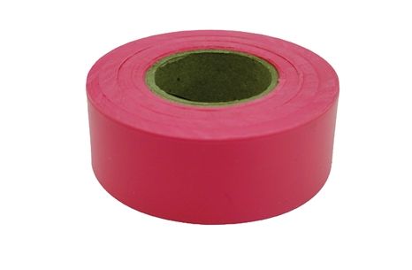 1-3/16-Inch X 150-Foot Fluorescent Red PVC Flagging Tape 2 1-3/16-Inch X 150-Foot Fluorescent Red PVC Flagging Tape