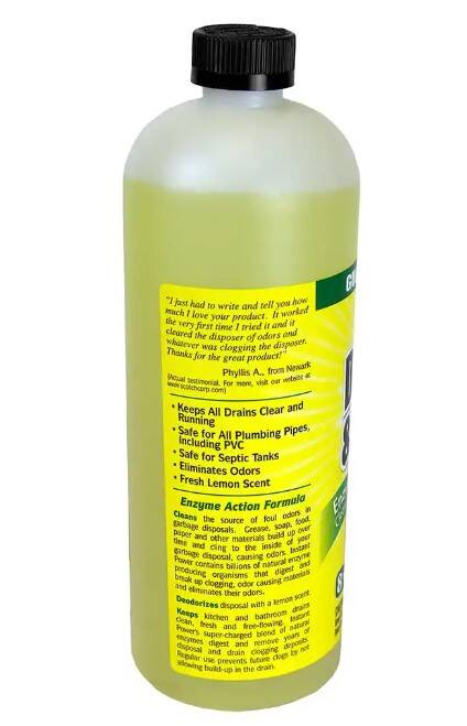 1-Liter Cleaner Disposal and Drain Lemon Scent