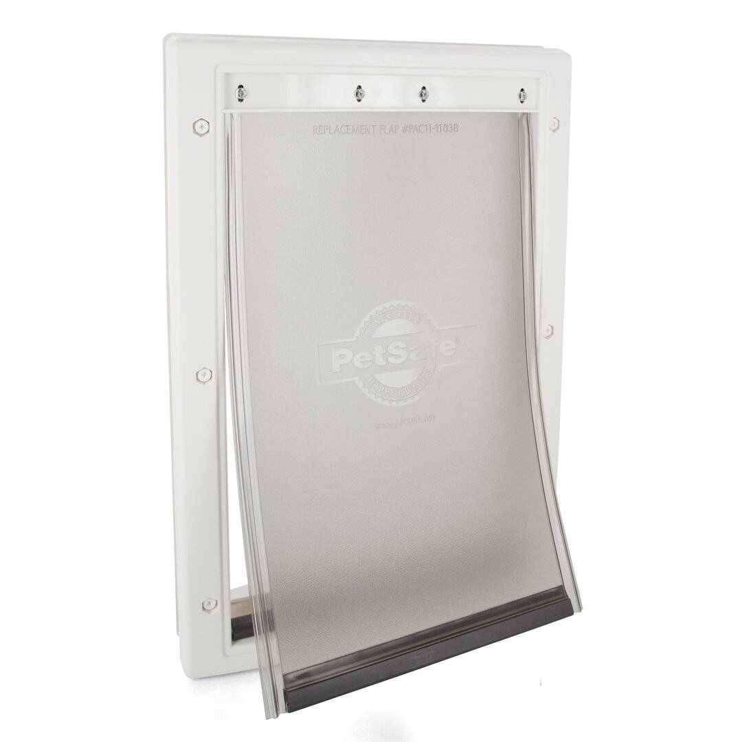 Medium White Plastic Pet Door