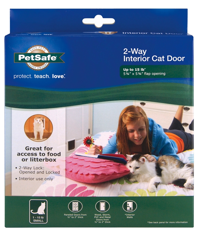 White Plastic Pet Door