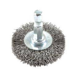 Forney 72726 Wire Wheel Brush, 0.008 In Dia Bristle, 1-1/2 In Dia