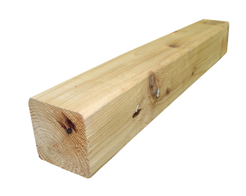 6 x 6-Inch X 8-Foot #2 Better Rough Cedar Board