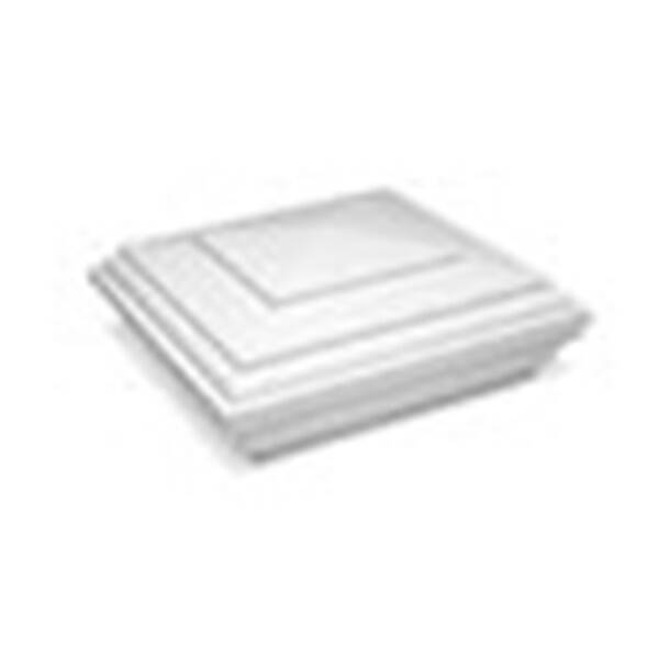 Heritage Post Top, Vinyl, White, Gloss, For Williamsburg, Traditional, Select, Posts