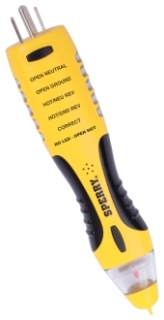 Dualcheck Non-Contact Voltage Tester And Gcfi Outlet Tester