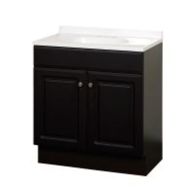 30-Inch Espresso Vanity And Top Combo