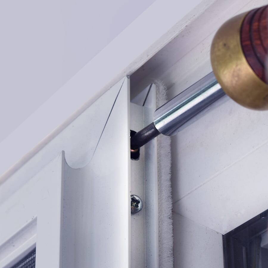 36-Inch Bronze Aluminum Sliding Screen Patio Screen Door